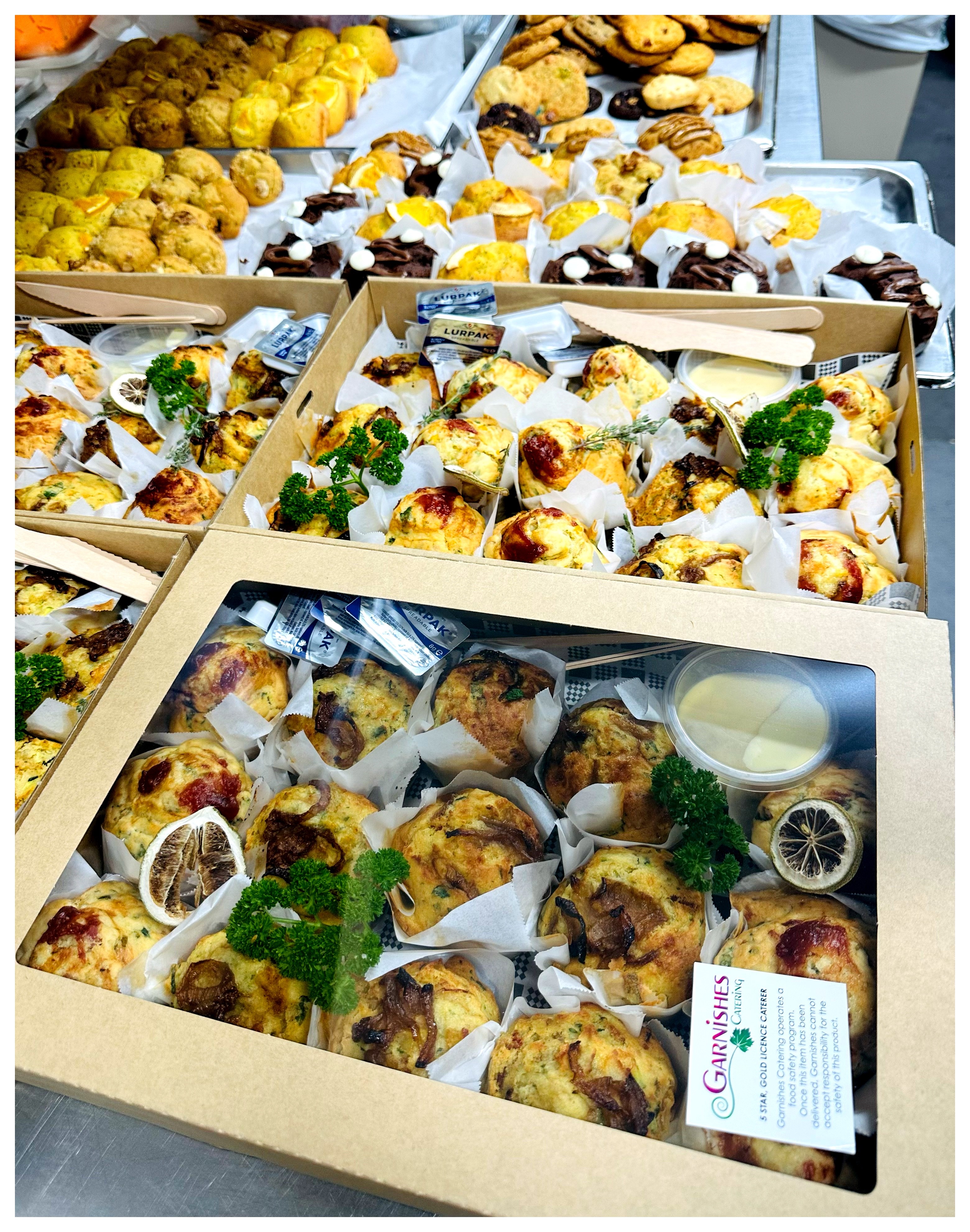 Conference catering setup